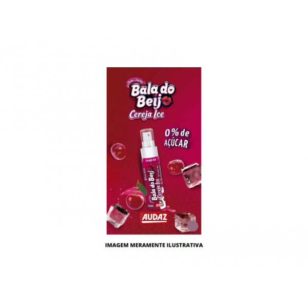 BALA LIQUIDA - AUDAZ - 20ml BALA DO BEIJO SPRAY - DP12